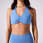 AJ scrunch halter - Azure