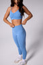 AJ scrunch crop - Azure