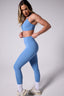 AJ scrunch crop - Azure