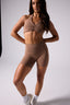 AJ scrunch halter - Faded brown