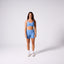 AJ staple shorts - Azure