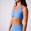 AJ scrunch halter - Azure
