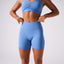 AJ staple shorts - Azure