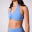 AJ scrunch halter - Azure