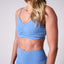 AJ scrunch crop - Azure
