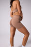 AJ staple shorts - Faded brown