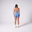 AJ staple shorts - Azure